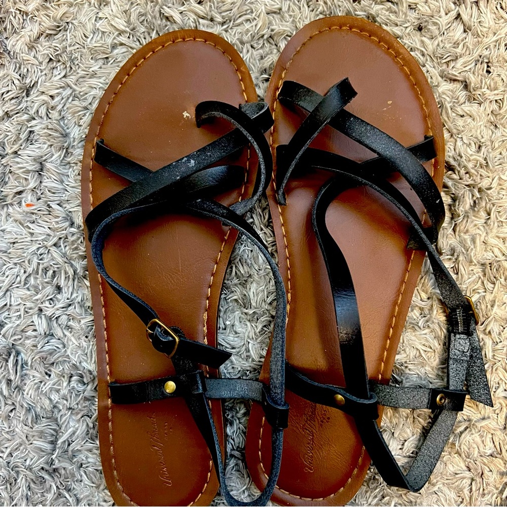 Black sandals